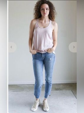 FRAME DENIM
DENIM LE BOY JEANS WITH GUSSET IN BEAUDRY 27